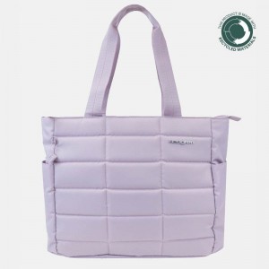Light Purple Women's Hedgren Camden Tote Bags | KSA2438HD